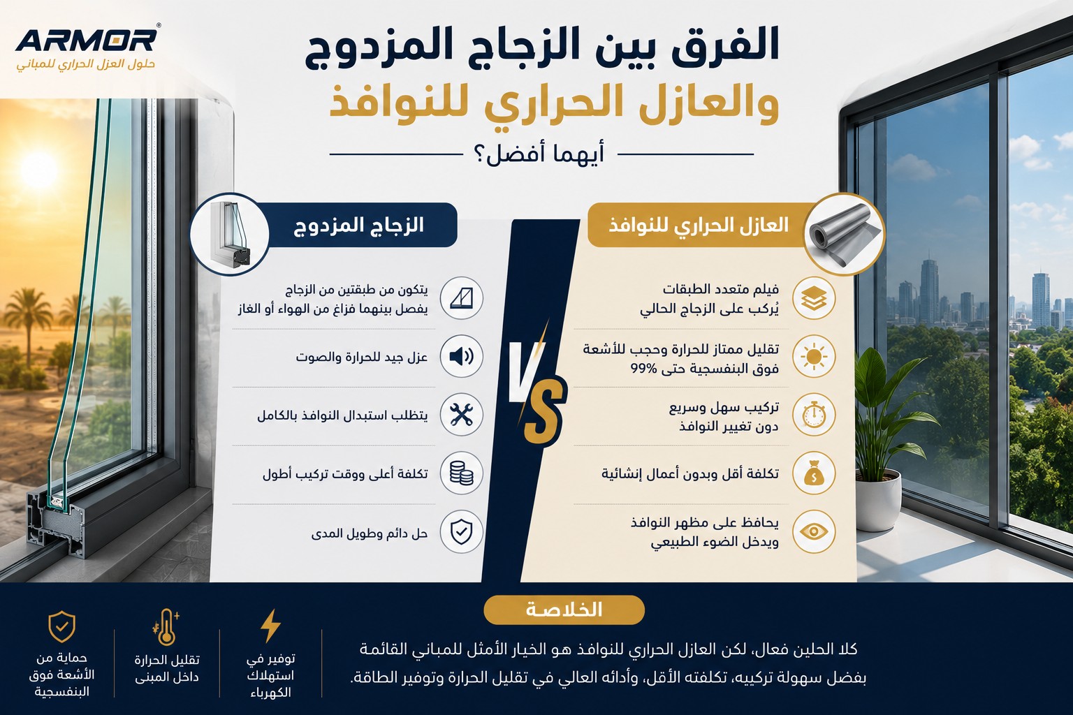 Double Glazing vs Thermal Window Film: Which Is Better ?