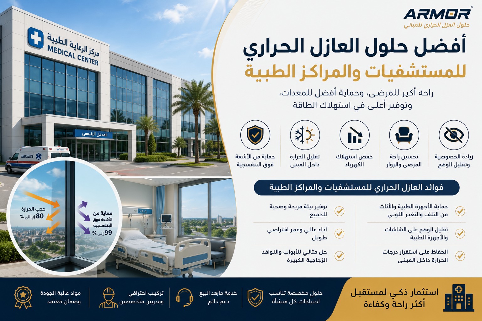 Best Thermal Insulation Solutions for Hospitals and Medical Centers